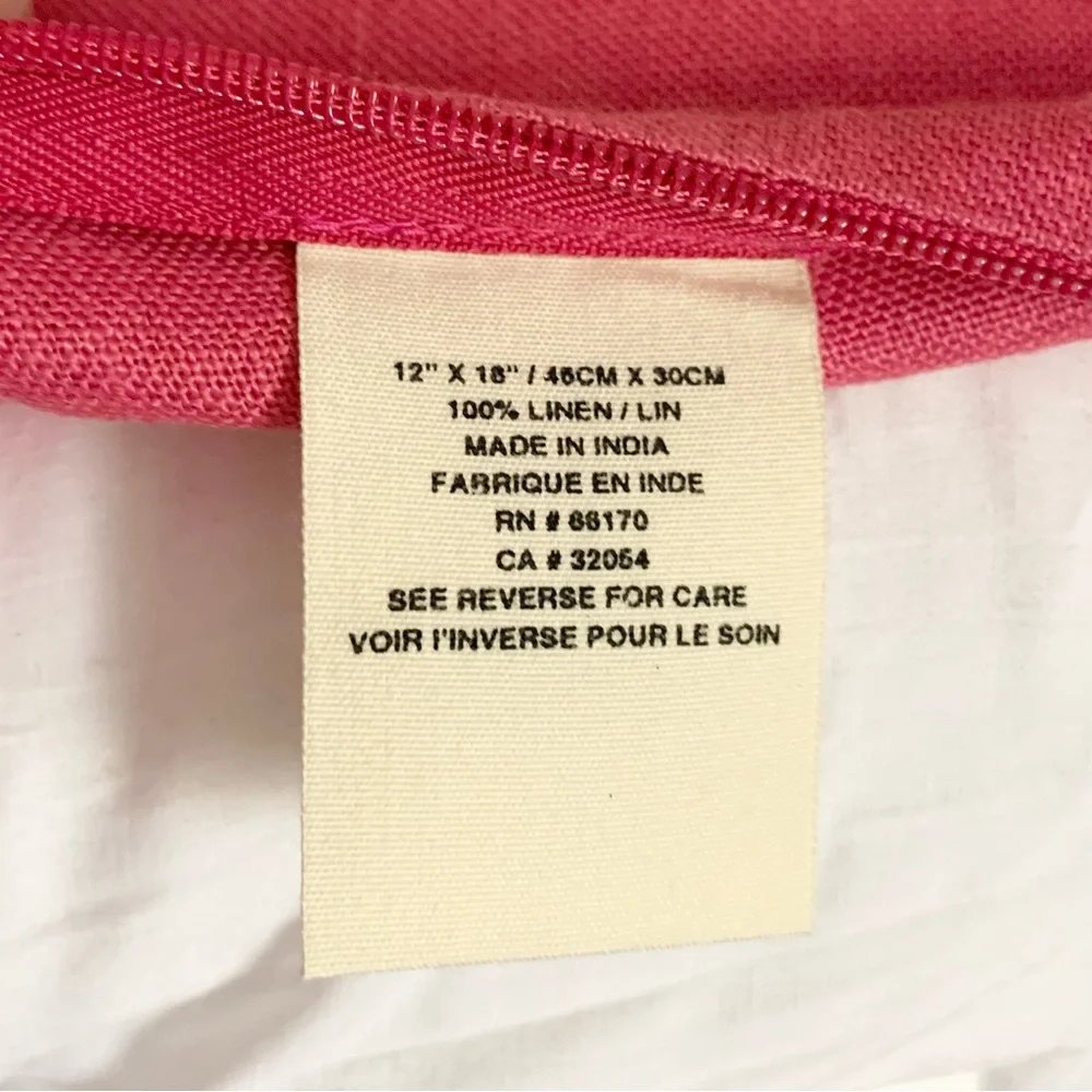NWOT Anthropologie linen cushion